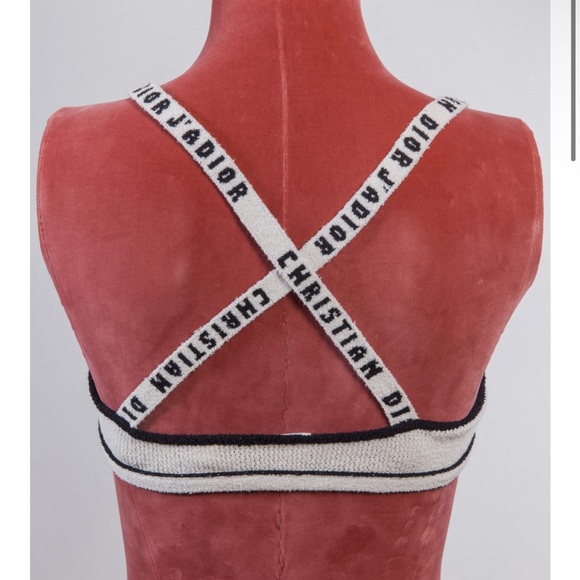 Christian Dior bralette top or swim top! Limited make amazing comfort. Size S - Picture 3 of 8